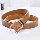 NO.ONEPAUL women belt Genuine Leather New Punk style fashion Pin Buckle jeans Decorative Belt Chain luxury brand belts for women - Boom Boom London