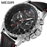 MEGIR Mens Watches Top Brand Luxury Quartz Watch Men Fashion Luminous Army Waterproof Men Wrist Watch Relogio Masculino 1010G - Boom Boom London