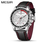 MEGIR Mens Watches Top Brand Luxury Quartz Watch Men Fashion Luminous Army Waterproof Men Wrist Watch Relogio Masculino 1010G - Boom Boom London