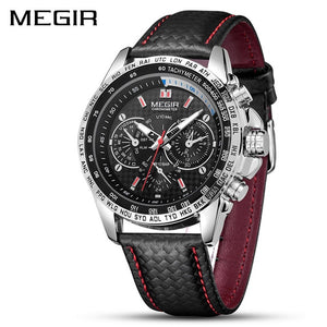 MEGIR Mens Watches Top Brand Luxury Quartz Watch Men Fashion Luminous Army Waterproof Men Wrist Watch Relogio Masculino 1010G - Boom Boom London