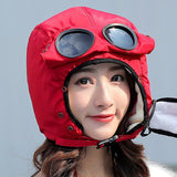 2020 New fashion warm cap winter men original design winter hats for women kids waterproof hood hat with glasses cool balaclava - Boom Boom London