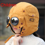 2020 New fashion warm cap winter men original design winter hats for women kids waterproof hood hat with glasses cool balaclava - Boom Boom London