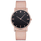 Watch Women Dress Stainless Steel Band Analog Quartz Wristwatch Fashion Luxury Ladies Golden Rose Gold Watch Clock Analog - Boom Boom London