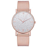 Watch Women Dress Stainless Steel Band Analog Quartz Wristwatch Fashion Luxury Ladies Golden Rose Gold Watch Clock Analog - Boom Boom London