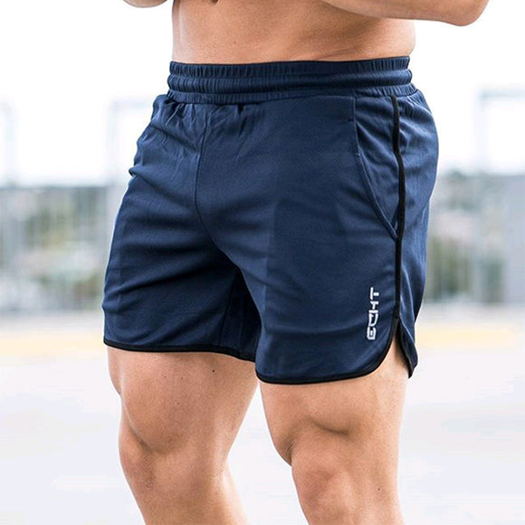 New Men Fitness Bodybuilding Shorts Man Summer Workout Male Breathable Mesh Quick Dry Sportswear Jogger Beach Short Pants - Boom Boom London