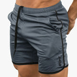 New Men Fitness Bodybuilding Shorts Man Summer Workout Male Breathable Mesh Quick Dry Sportswear Jogger Beach Short Pants - Boom Boom London