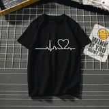 Women's t-shirt Harajuku love t shirt women feminina ladies Than heart ulzzang graphic t shirts women 2019 summer femme clothes - Boom Boom London