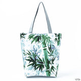 Miyahouse Floral Printed Handbag Women Shoulder Bag Canvas Summer Beach Bag Daily Use Female Shopping Bag Lady - Boom Boom London