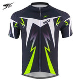 SOTF Geometric Breathable Anti-Wrinkle Cycling Jersey Short Sleeve Road Bike shirt Mountain Bike Cycling Clothing Men Women - Boom Boom London