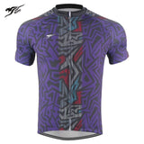 SOTF Geometric Breathable Anti-Wrinkle Cycling Jersey Short Sleeve Road Bike shirt Mountain Bike Cycling Clothing Men Women - Boom Boom London