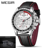 MEGIR Mens Watches Top Brand Luxury Quartz Watch Men Fashion Luminous Army Waterproof Men Wrist Watch Relogio Masculino 1010G - Boom Boom London