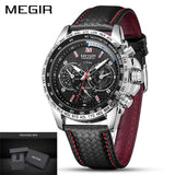 MEGIR Mens Watches Top Brand Luxury Quartz Watch Men Fashion Luminous Army Waterproof Men Wrist Watch Relogio Masculino 1010G - Boom Boom London