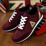 Men Fashion Sneakers Casual Shoes Low-top Casual Loafers High Quality Plus Size Classic Oxfords Shoes Male Luxury Flock Trainers - Boom Boom London