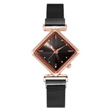 Women Square Watch Luxury Ladies Quartz Magnet Buckle Gradient Color Watches Relogio Feminino For Gift Clock - Boom Boom London