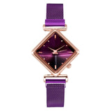 Women Square Watch Luxury Ladies Quartz Magnet Buckle Gradient Color Watches Relogio Feminino For Gift Clock - Boom Boom London