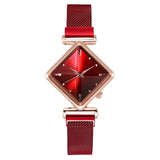 Women Square Watch Luxury Ladies Quartz Magnet Buckle Gradient Color Watches Relogio Feminino For Gift Clock - Boom Boom London