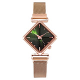 Women Square Watch Luxury Ladies Quartz Magnet Buckle Gradient Color Watches Relogio Feminino For Gift Clock - Boom Boom London