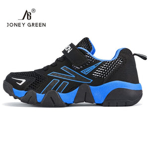 J&G New Children Boys Shoes School Sport Trainers Mesh Breathable Teenagers Flat Running Child Spft Shoes Comfortable Shoes Kids - Boom Boom London