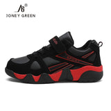 J&G New Children Boys Shoes School Sport Trainers Mesh Breathable Teenagers Flat Running Child Spft Shoes Comfortable Shoes Kids - Boom Boom London