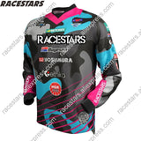 RACESTARS Motocross MTB Jersey Men Motorcycle Mountain Bike Team Downhill Jersey MTB Offroad DH MX Bicycle Long Motorcycle Shirt - Boom Boom London