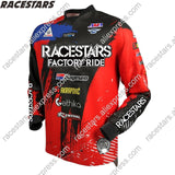 RACESTARS Motocross MTB Jersey Men Motorcycle Mountain Bike Team Downhill Jersey MTB Offroad DH MX Bicycle Long Motorcycle Shirt - Boom Boom London