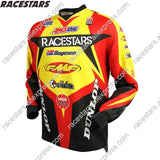 RACESTARS Motocross MTB Jersey Men Motorcycle Mountain Bike Team Downhill Jersey MTB Offroad DH MX Bicycle Long Motorcycle Shirt - Boom Boom London