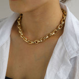 DAXI Chains Choker Necklace Women Gold Necklace Chain Necklaces For Women Pendant Layered Necklace Chokers Jewelry - Boom Boom London