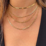 DAXI Chains Choker Necklace Women Gold Necklace Chain Necklaces For Women Pendant Layered Necklace Chokers Jewelry - Boom Boom London