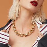 DAXI Chains Choker Necklace Women Gold Necklace Chain Necklaces For Women Pendant Layered Necklace Chokers Jewelry - Boom Boom London