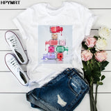 DEAL OF THE DAY: New Summer 90s Vogue Women's Tshirt Fashion Tops Female T-Shirts Harajuku Lady Cosmetics 3D Printed O-Neck t shirt Clothing - Boom Boom London