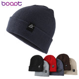 Fashion Women Men Solid Color Letter Knitted Skuilles Cap For Unisex Winter Keep Warm Beanies Female Acrylic Hip Hop Cap Bonnet - Boom Boom London