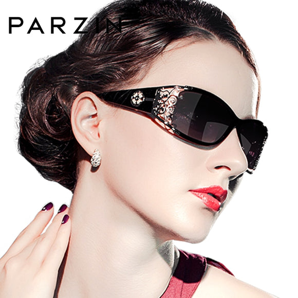 PARZIN Luxury Brand Vintage Women Sunglasses Polarized Ladies Sun Glasses For Women Hollow Lace Feminine Glasses For Driving