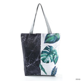 Miyahouse Floral Printed Handbag Women Shoulder Bag Canvas Summer Beach Bag Daily Use Female Shopping Bag Lady - Boom Boom London