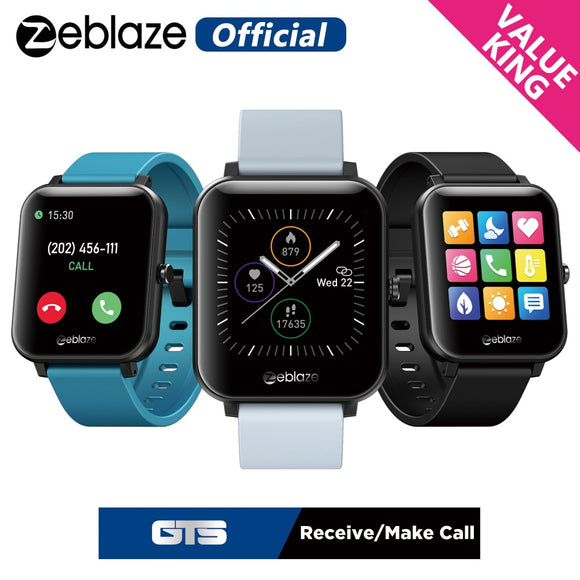 Value King Zeblaze GTS fitness watch Receive/Make Call Heart Rate 10 days Battery Life smart watch smartwatch 2020 smart watches - Boom Boom London