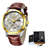 LIGE 2020 NEW Top Brand Luxury Mens Watches Male Clocks Date Sport Military Clock Leather Strap Quartz Business Men Watch Gift - Boom Boom London