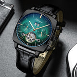 swiss watch mechanical automatic chronograph Square Large Dial Watch Hollow Waterproof 2020 New mens fashion watches luxury - Boom Boom London