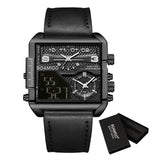 BOAMIGO 2021 New Top Brand Luxury Fashion Men Watches Gold Stainless Steel Sport Square Digital Analog Big Quartz Watch for Men - Boom Boom London