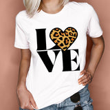 Women Graphic 2021 Flower Elegant Fashion Sweet Love Valentine Lady Clothes Tops Tees Print Female Tshirt T-Shirt - Boom Boom London