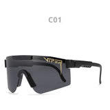 Pit Viper Cool Mirror Polarized Sunglasses Men TR90 Anti Resistance Safety Goggle Women Overized Shades With Free Box - Boom Boom London