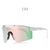 Pit Viper Cool Mirror Polarized Sunglasses Men TR90 Anti Resistance Safety Goggle Women Overized Shades With Free Box - Boom Boom London