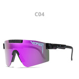 Pit Viper Cool Mirror Polarized Sunglasses Men TR90 Anti Resistance Safety Goggle Women Overized Shades With Free Box - Boom Boom London