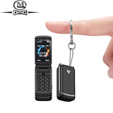 Boom Boom London Deals : Small Mini flip mobile phones push button telephone Bluetooth dialer clamshell unlocked cheap cell phone without camera - Boom Boom London