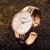 Women's Luxury Watches Ladies Watch Rose Gold Round Dial Stainless Steel Watchband Simple Female Clock relojes para mujer - Boom Boom London