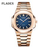 PLADEN Men's Watches Luxury Brand High Quality Steel Strap Clock For Male Fashion Waterproof Designer Diver Watch For Men 2021 - Boom Boom London