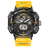 DEAL OF THE DAY:SMAEL Top Luxury Brand Men's Watch Outdoor Sports Waterproof Watches Dual Display Quartz Rubber Digital Clock Relogio Masculino - Boom Boom London