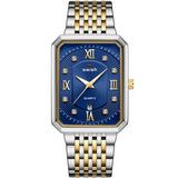 Men's Luxury Stainless Steel Gold Watch Top Brand Relogio Masculino Geneva Rectangle Quartz Watch Man Business Watches Mens 2020 - Boom Boom London