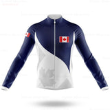 Canada Spring/summer Road Cycling Jersey Mens Long Sleeve Sweats Mountain Racing Bicycle Clothing Maillot Ropa Ciclismo Hombre - Boom Boom London