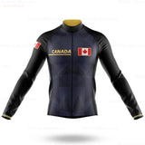 Canada Spring/summer Road Cycling Jersey Mens Long Sleeve Sweats Mountain Racing Bicycle Clothing Maillot Ropa Ciclismo Hombre - Boom Boom London