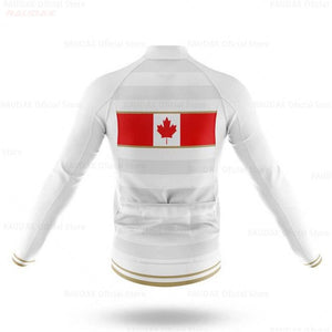 Canada Spring/summer Road Cycling Jersey Mens Long Sleeve Sweats Mountain Racing Bicycle Clothing Maillot Ropa Ciclismo Hombre - Boom Boom London