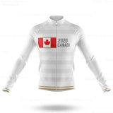 Canada Spring/summer Road Cycling Jersey Mens Long Sleeve Sweats Mountain Racing Bicycle Clothing Maillot Ropa Ciclismo Hombre - Boom Boom London